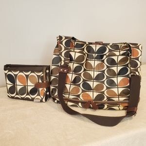 Orla Kiely Crossbody/Shoulder Diaper Bag